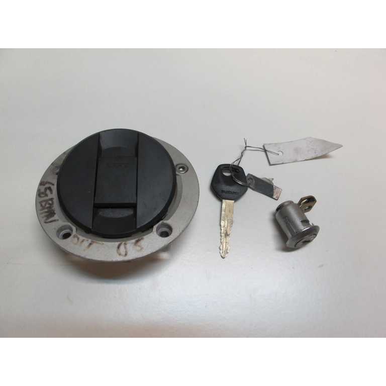 Bouchon essence + serrure de selle 650 Bandit 05/06