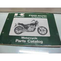 Parts list Z1000 LTD