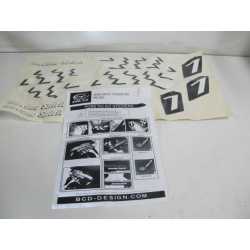 Kit sticker , autocollants Typhoon BLD-Design