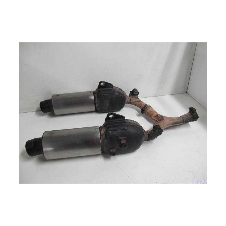 pot , silencieux echappement 650 DR
