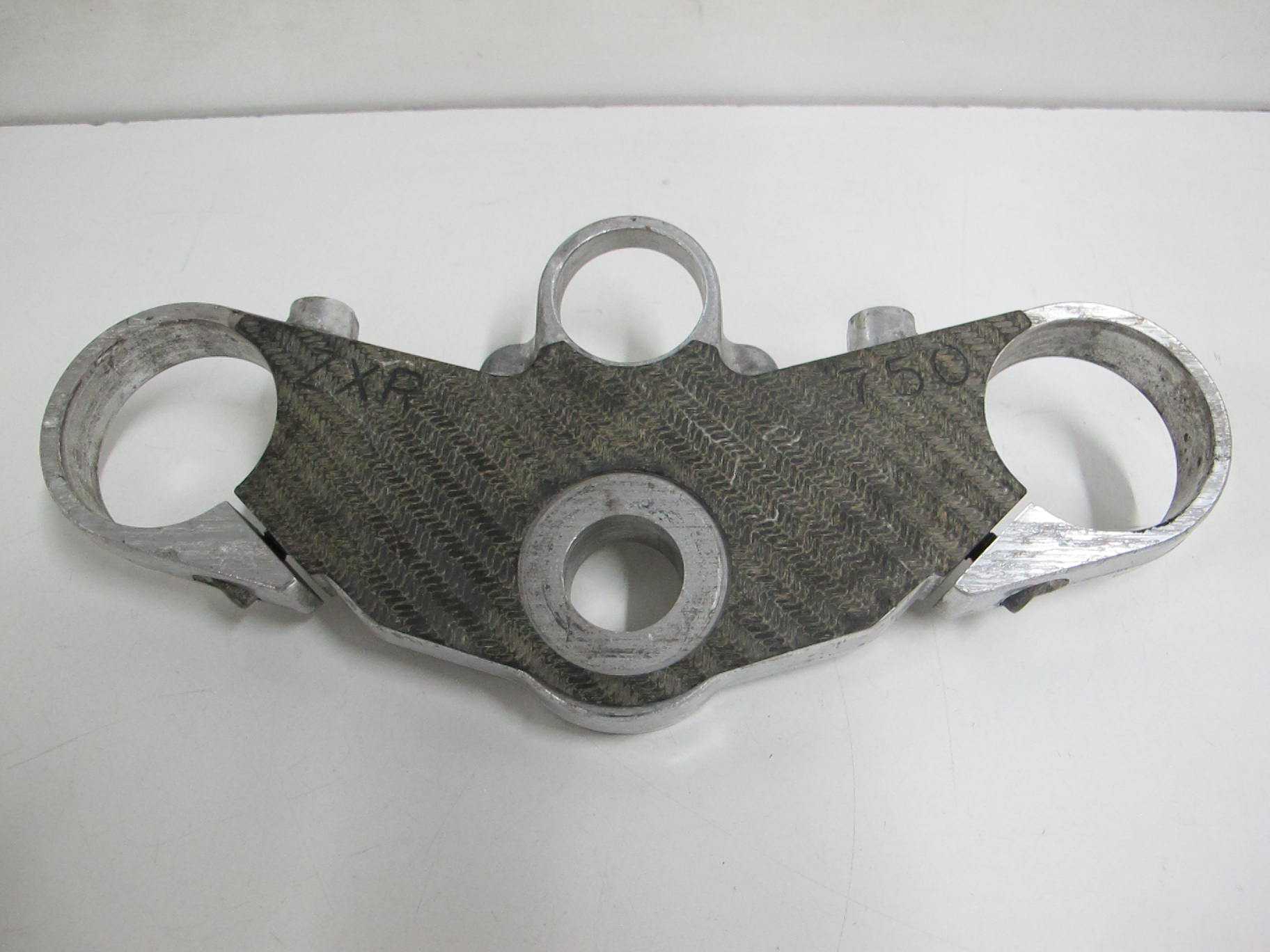 Té De Fourche Supérieur Pour Yamaha FZX 750 - Pièce D'occasion En état Correct