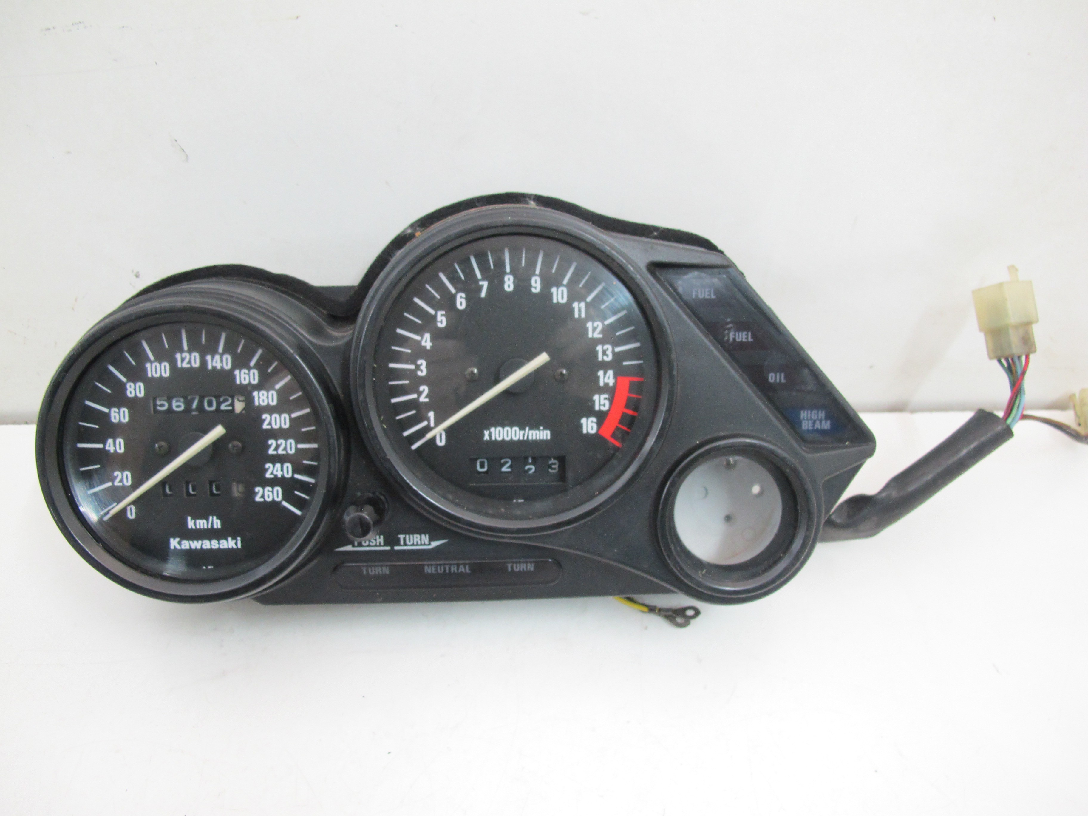 Compteur / Tableau De Bord Pour Kawasaki ZX6R 600 1998-2000 - Occasion Opérationnel
