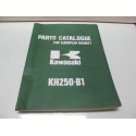 Parts list KH250 B1