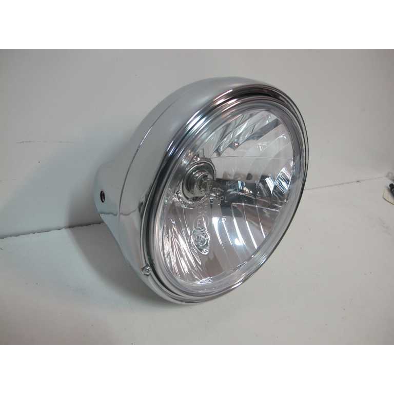 Optique de phare diamètre 200mm Chromé NEUF
