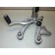 Platine + repose pied pilote droit Peugeot 50 XR7