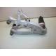Platine + repose pied pilote droit Peugeot 50 XR7
